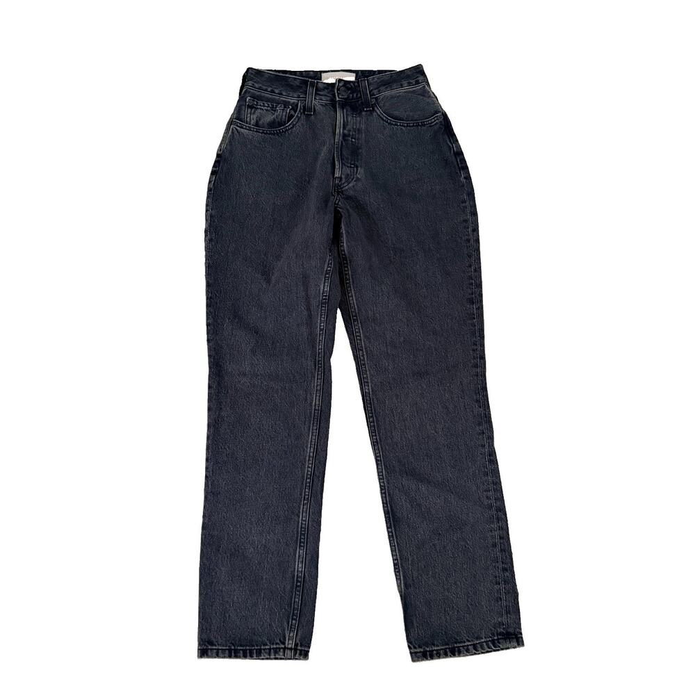 New EVERLANE Curvy 90's Cheeky Straight Jean Organic Cotton Denim 26 NWT